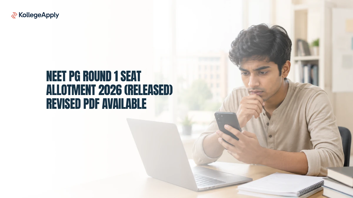NEET PG Round 1 Seat Allotment 2026 (Released): Revised PDF Available