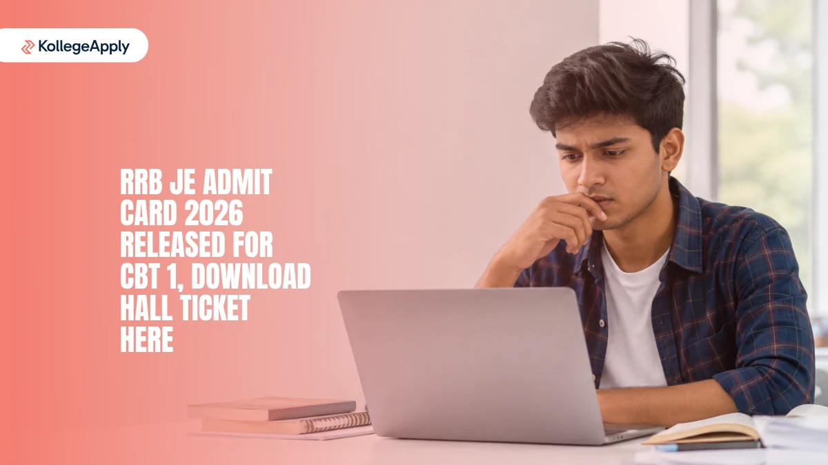 RRB JE Admit Card 2026 Released for CBT 1, Download Hall Ticket
