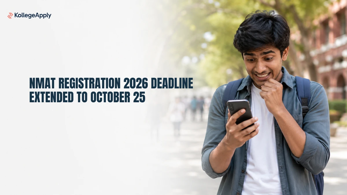 NMAT Registration 2026: Deadline Extended to October 25, Check Registration Steps.