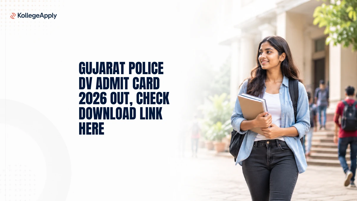 Gujarat Police DV Admit Card 2026 Out:  Check Download Link, Steps Here