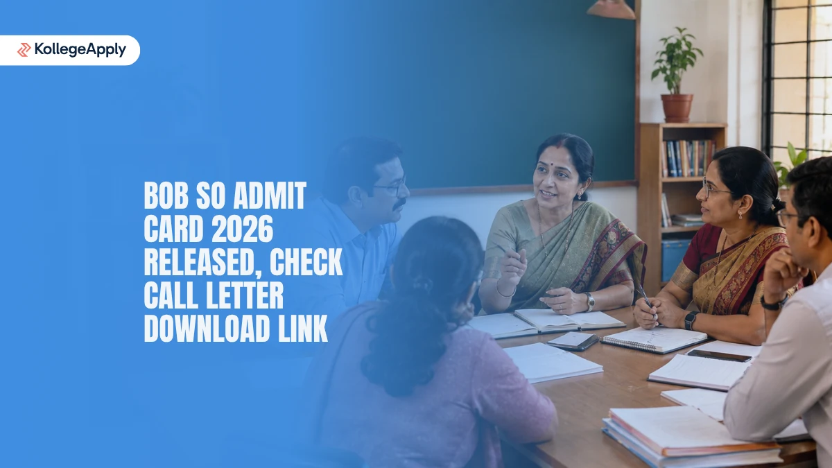BOB SO Admit Card 2026 Released: Check Call Letter Download Link Here
