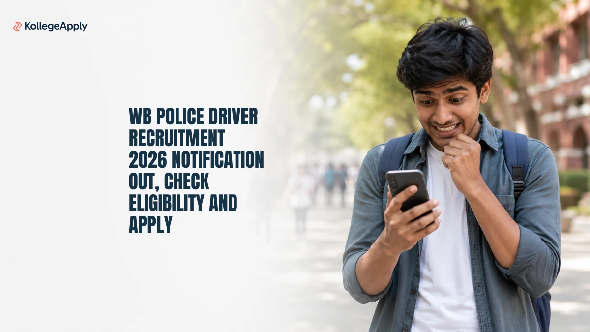 WB Police Driver Recruitment 2026: Notification Out, Check Eligibility and Apply
