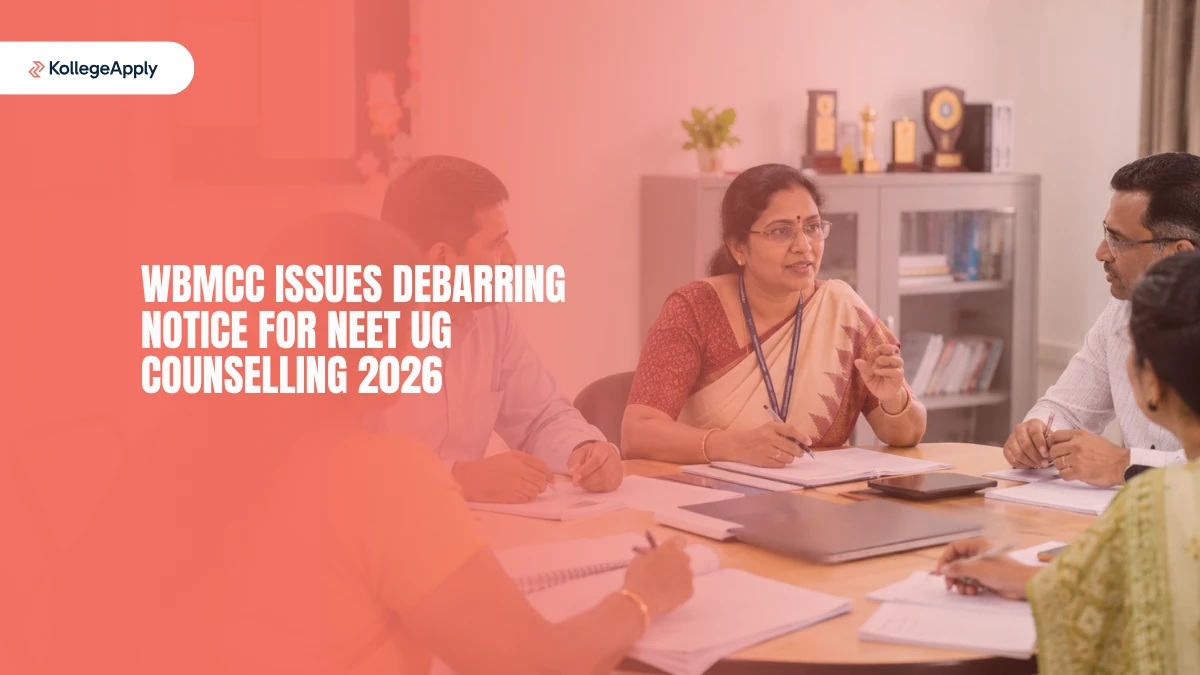 WBMCC Issues Debarring Notice for NEET UG Counselling 2026: Check Affected Candidates & Restrictions