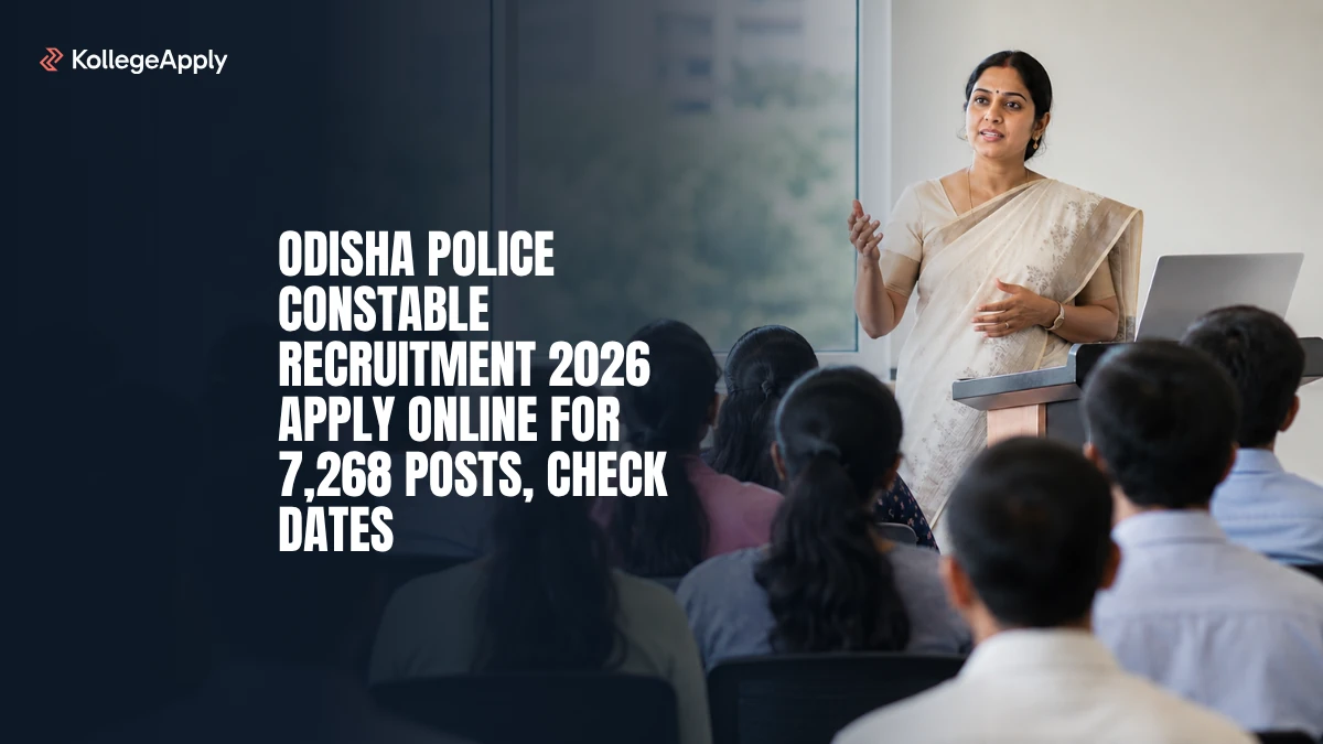 Odisha Police Constable Recruitment 2026 Apply Online for 7,268 Posts, Check Dates
