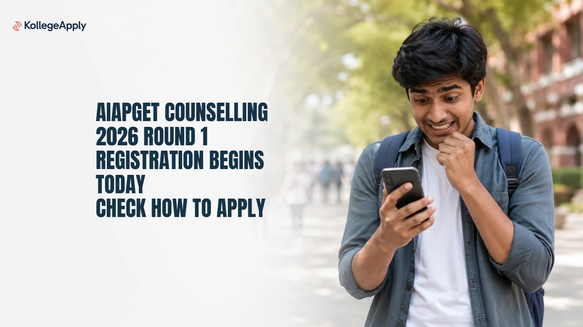 AIAPGET Counselling 2026 Round 1 Registration Begins Today; Know How to Apply, Steps 

