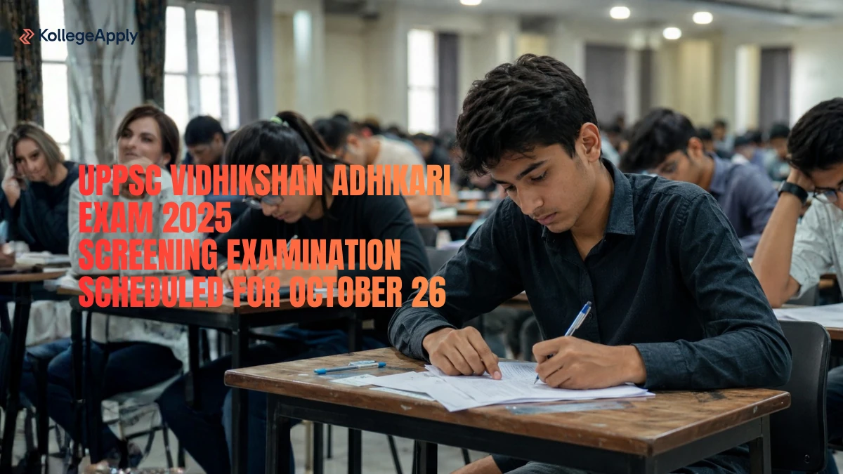 UPPSC Vidhikshan Adhikari Exam 2025: Screening Examination Scheduled for October 26
