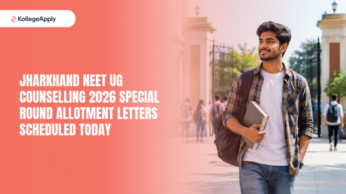 Jharkhand NEET UG Counselling 2026: Special Round Allotment Letters Scheduled Today - KollegeApply News